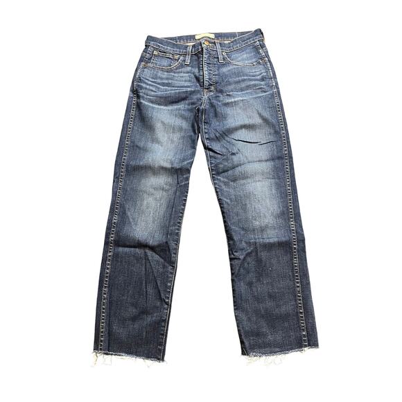 Madewell Slim Straight Jeans in William Wash G7205 Womens Size‎ 27 - Picture 1 of 8
